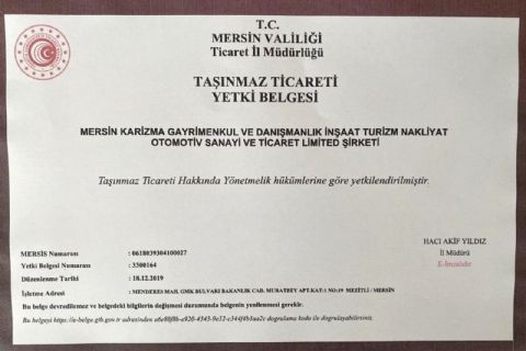 KARİZMA'DAN ADNAN MENDERES'DE DENİZ MANZARALI YAPILI 2+1