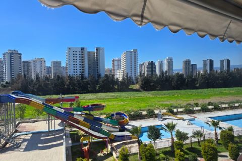 KARİZMA'DAN DENİZ GÖREN HAVUZLU AQUA PARKLI GENİŞ 2+1