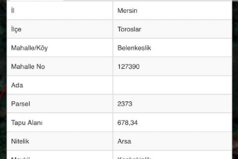 KARİZMA'DAN TOROSLAR BELENKEŞLİKTE  3 KATA İMARLI ARSA